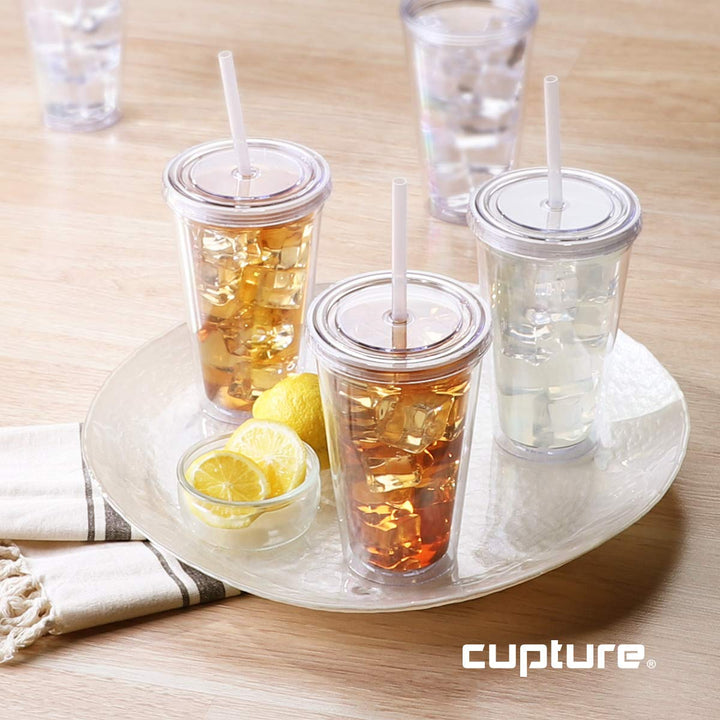 Cupture Classic 12 Insulated Double Wall Tumbler Cup wi