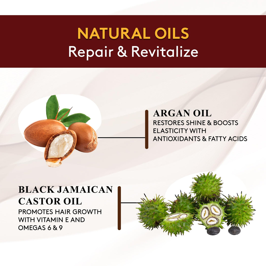 Jamaican Castor Oil Moisture Growth Shampoo, Black, 12 Ounce