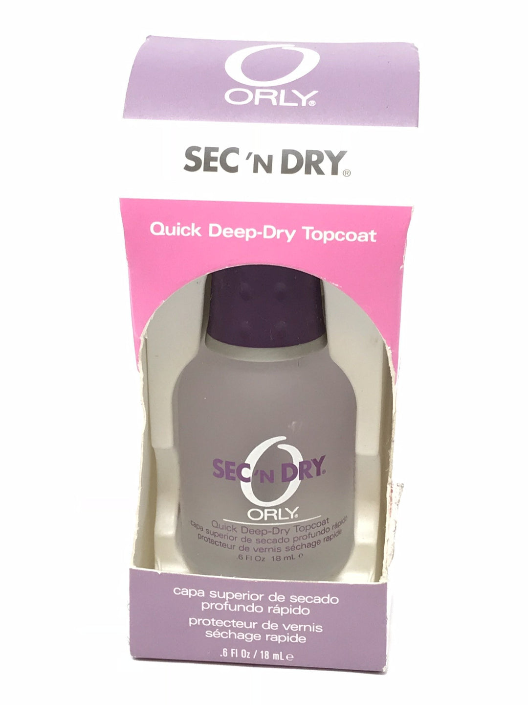 Orly Sec&#39;n Dry Quick Deep-Dry Topcoat .6 fl oz (18 ml) by Orly