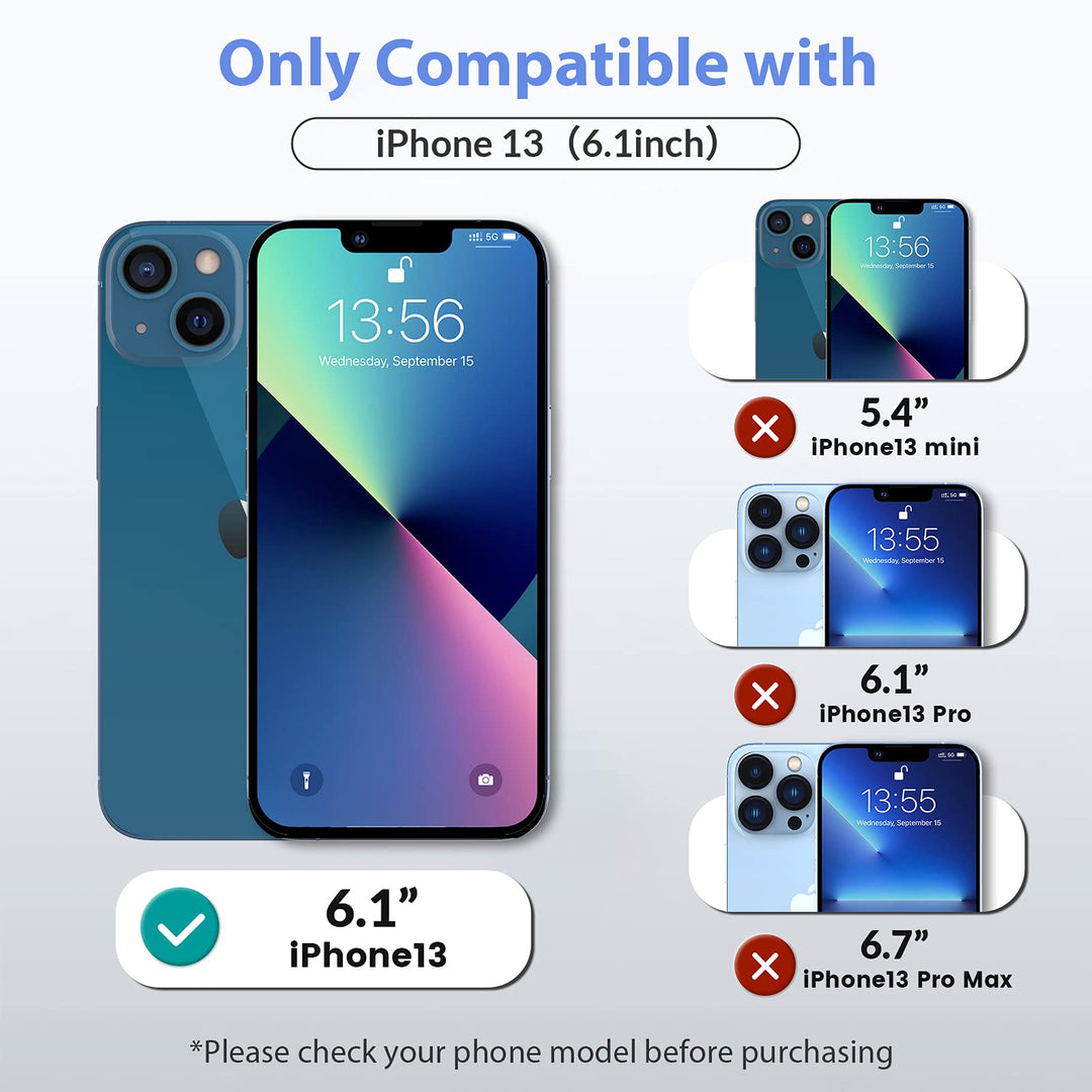 3 Pack for iPhone 13 Pro Max Screen Protector with 2 Pack Camera Lens Protector, HD Clear, 9H Tempered Glass 13 Pro Max [Install Tray Included] Anti-Scratch, Case Friendly