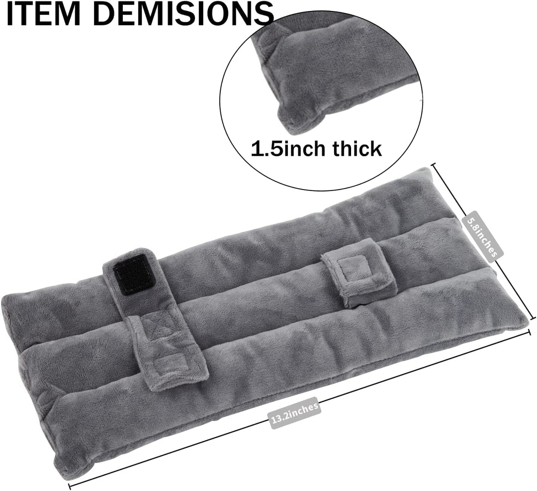 Seat Belt Pillow for Mastectomy Post-Surgery, Heart Surgery Recovery Support Cushion for Chest Chemo Port Pacemaker Bypass Hysterectomy Recovery Pillow (Gray)