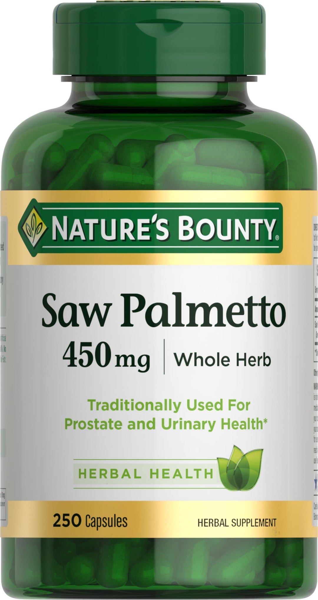 Nature&#39;s Bounty Saw Palmetto Support for Prosta