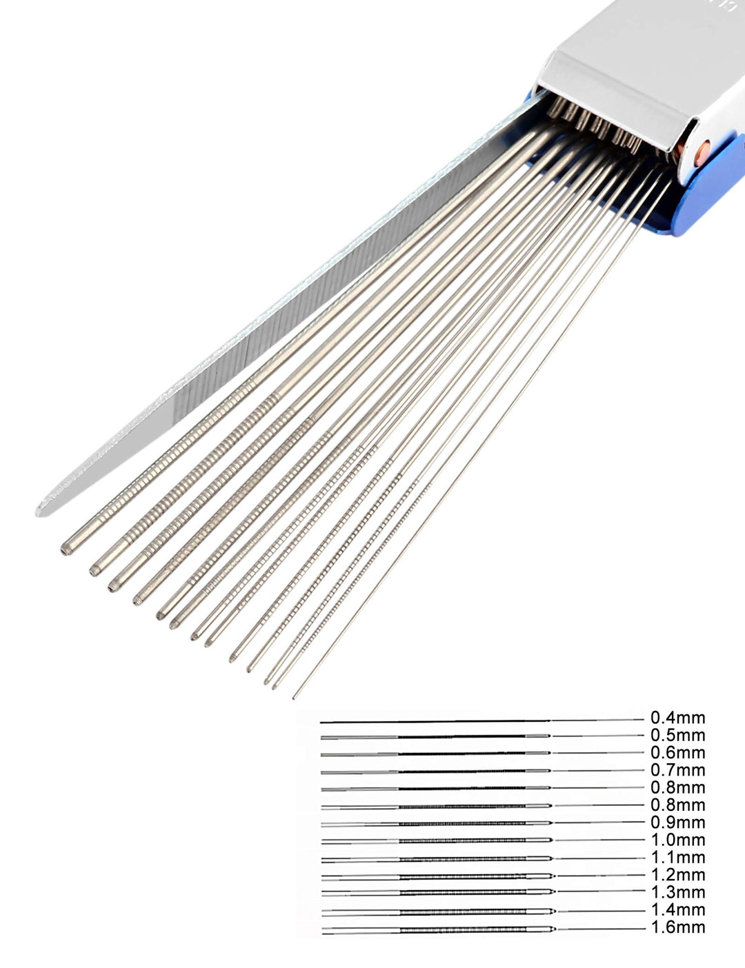 Guitar Nut Slotting File Saw Rods Slot Filing Set Needle File Set Luthier Replacement Tools Tip Cleaner Files.