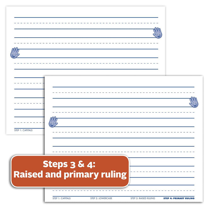 See and Feel Learn to Letter w/Guidelines, 40 Sheets Per Book, PK-1, 10 x 8, White