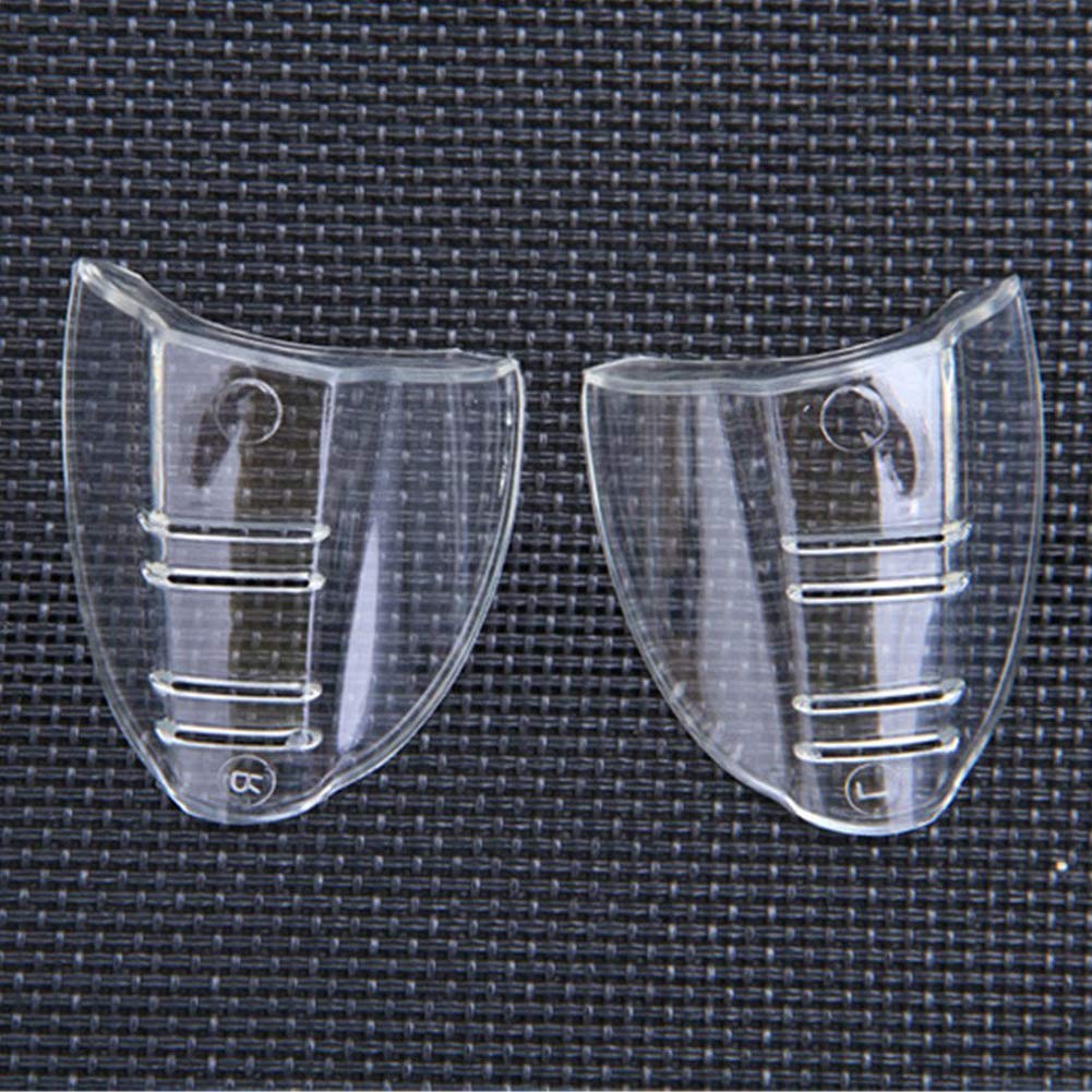 KMDJG 5 Pairs Safety Glasses Side Shields,Slip on Clear Side Shields,Fits Small to Medium Eyeglasses Frames(4 Pairs Clear and 1 Pair Transparent Black)