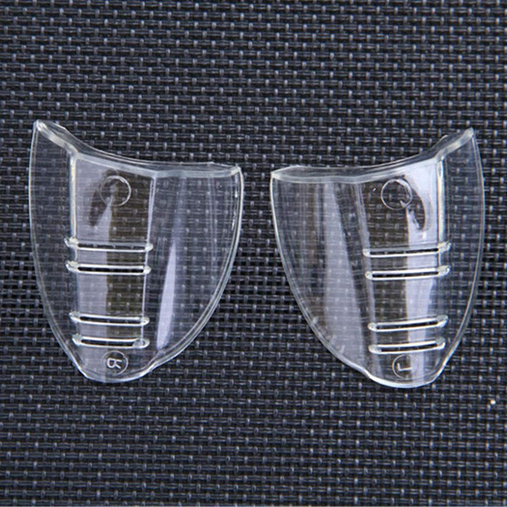KMDJG 5 Pairs Safety Glasses Side Shields,Slip on Clear Side Shields,Fits Small to Medium Eyeglasses Frames(4 Pairs Clear and 1 Pair Transparent Black)
