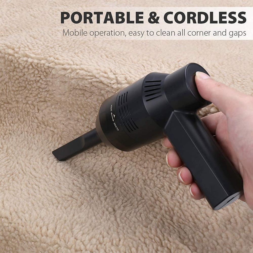 Upgraded Mini Keyboard Vacuum,Tiny Cordless Computer Vacuum Cleaner Electronics Laptop Vacuum, USB Rechargeable Tiny Vacuum Dust Kit for Desktop, PC, Sofa, Car, Pet House