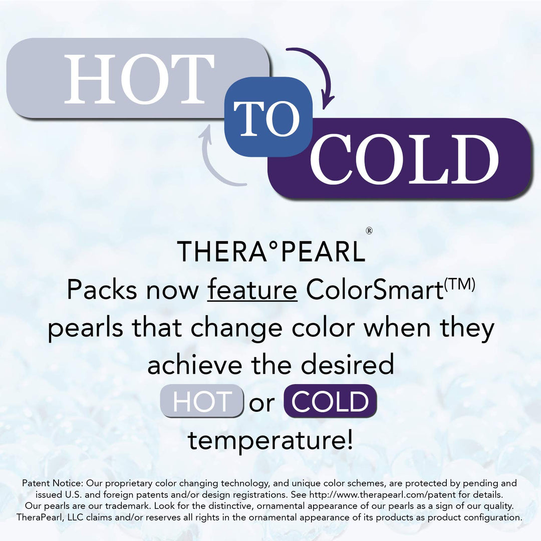 TheraPearl Color Changing Eye Mask, Eye-ssential Mask with Flexible Gel Beads for Hot Cold Therapy, Cold Eye Mask for Puffy and Swollen Eyes, Relaxation, Headaches, and Allergies