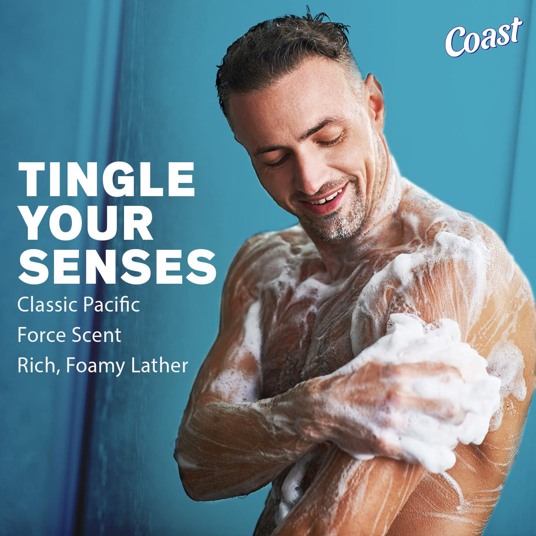 Hair &amp; Body Wash, Classic Pacific Force Scent, 2- 18 Fl Oz Squeeze Bottles