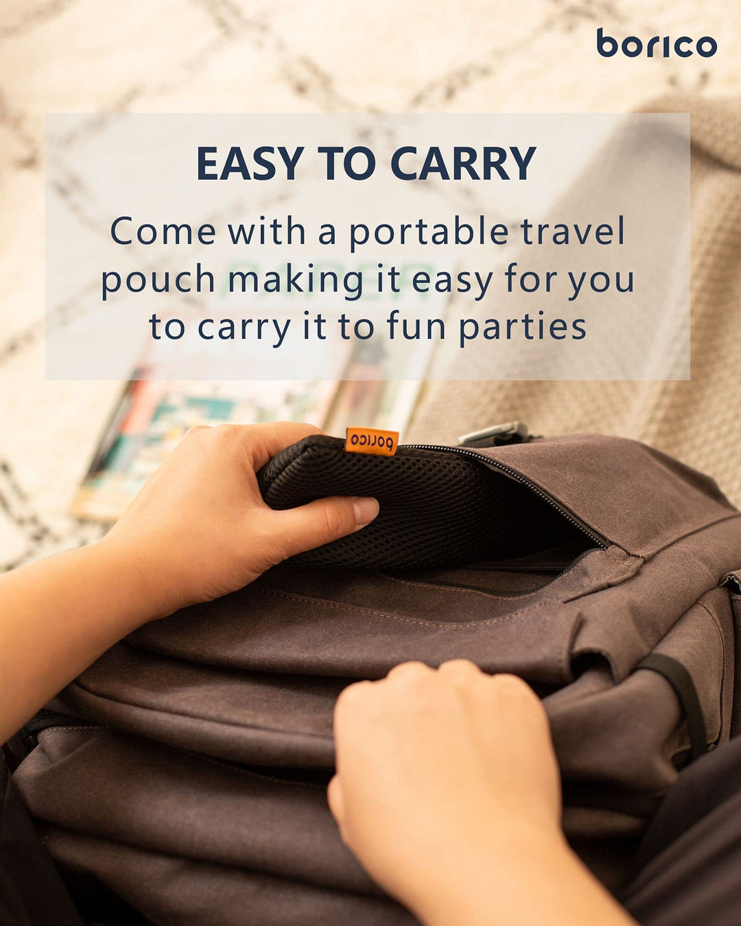 Card Holders for Playing Cards - 2 Pack Playing Card Holder for Kids and Adults,Stackable Storage Game Card Tray with a Travel Pouch (Blue)