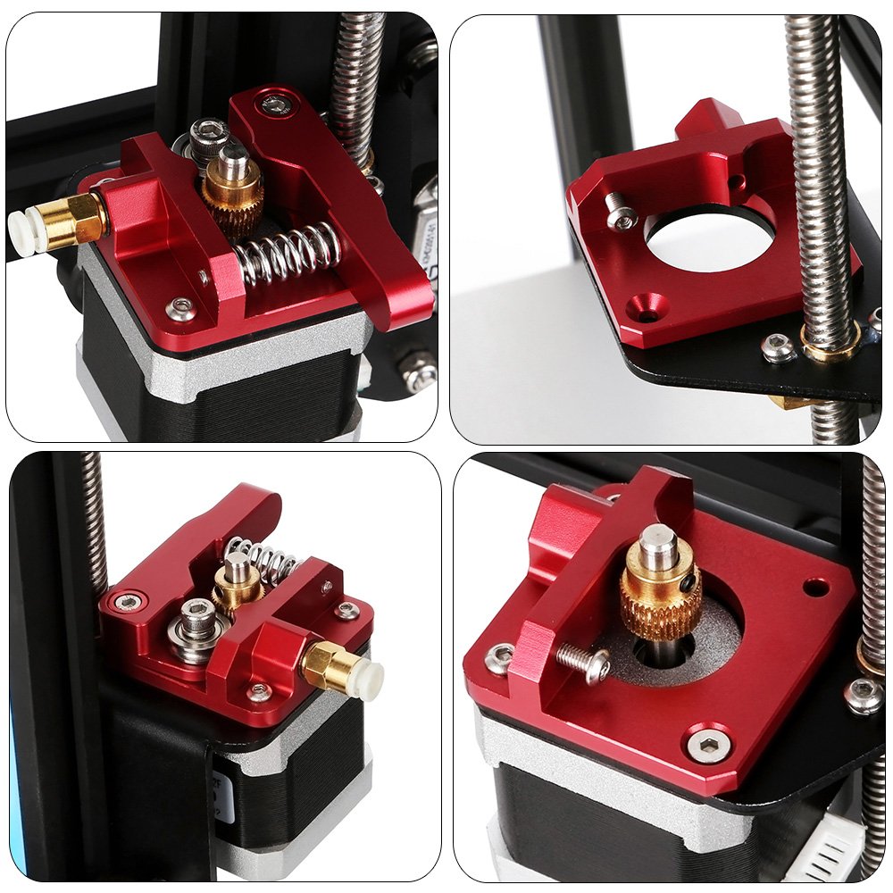 Creality Ender 3 Aluminum Extruder, Ender 3 Metal Extruder, Ender 3 Pro Extruder Upgrade MK8 Drive Feed Bowden Extruders for Ender-3 V2/ Ender-3 Pro/Ender-3 Max/CR-10/10S/ Ender 5/ ENDER5 Plus
