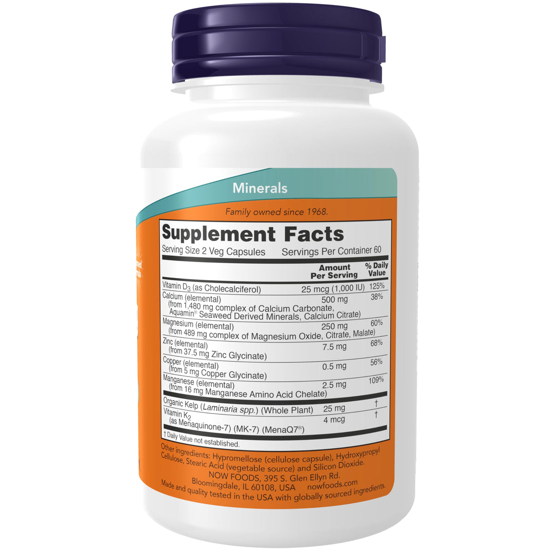 NOW Supplements, Cal-Mag with Zinc, Copper, Manganese a