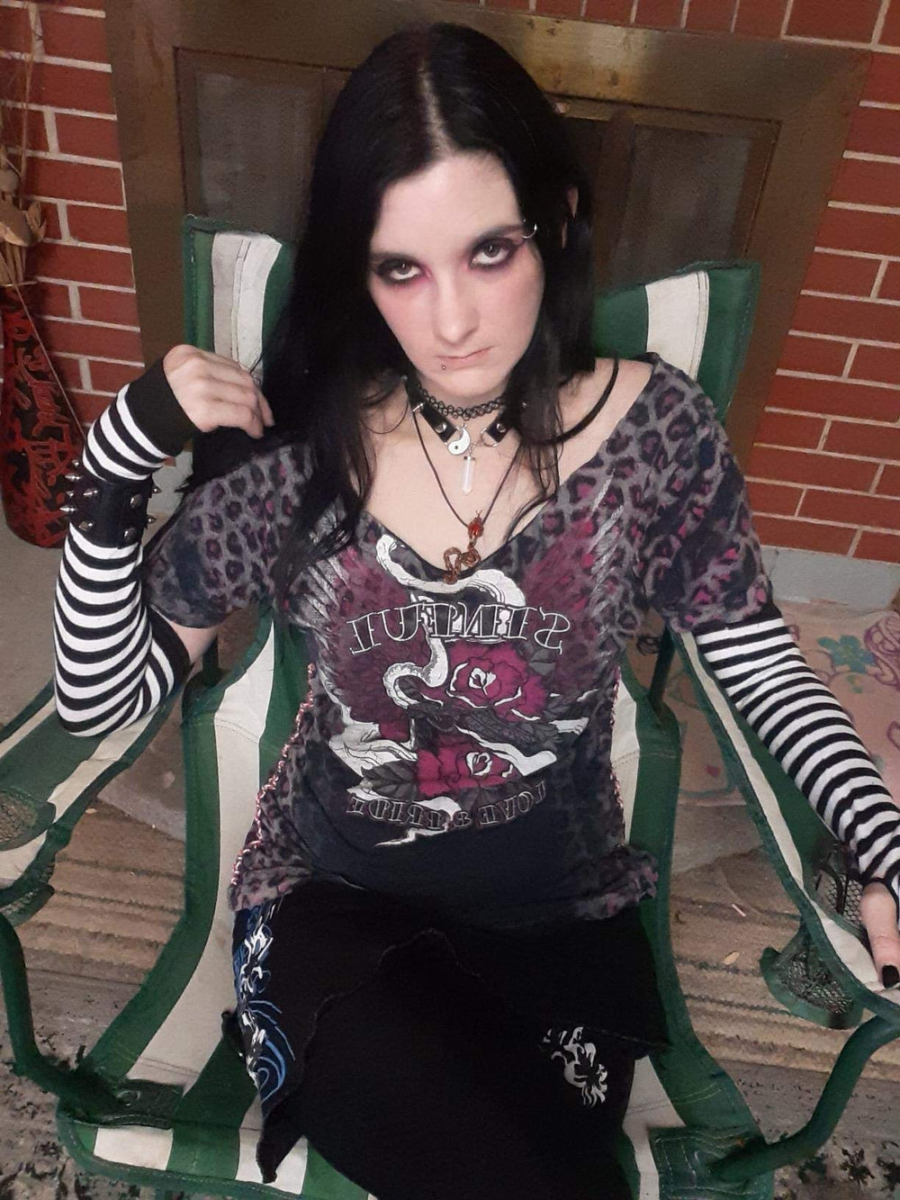 Bienvenu Punk Gothic Rock Long Arm Warmer Fingerless Gl