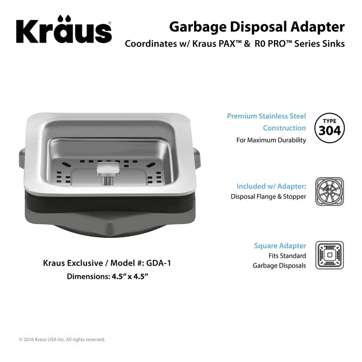 KRAUS Pax Garbage Disposal Adapter