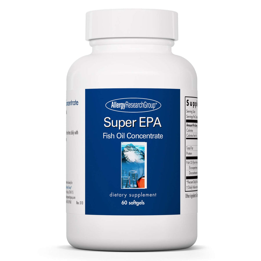 Super EPA - Omega 3 Supplement, Fish Oil Concentrate, EPA, DHA, Omega 3 Fatty Acids, Sustainably-Sourced Anchovies - 60 Count