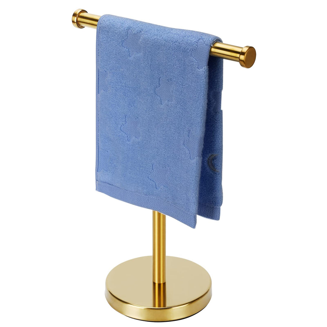 Gold Towel Rack Hand Towel Stand, Bathroom Towel Holder Stand SUS304 Stainless Steel (Gold)