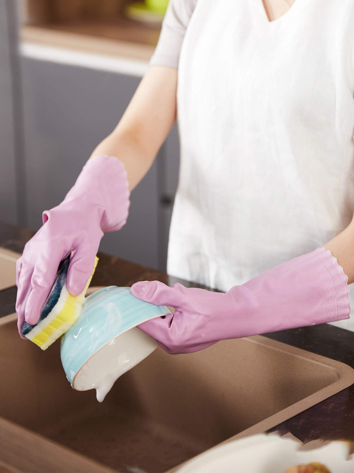 LANON Protection Reusable Cleaning Gloves wahoo PVC Dis