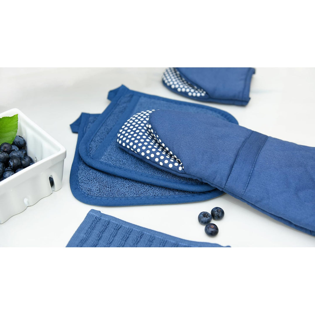 Ritz Terry 100% Cotton Potholders - Heat Resistant, Erg