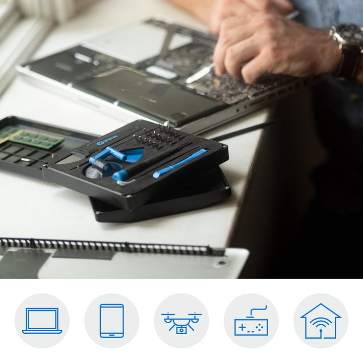 Essential Electronics Toolkit - PC, Laptop, Phone Repair Kit