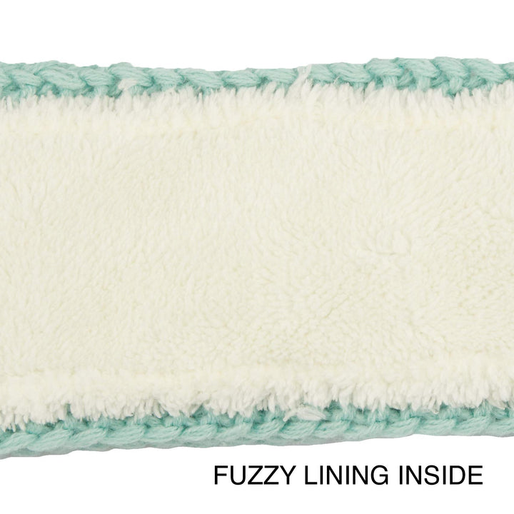 CC Winter Fuzzy Fleece Lined Thick Knitted Headband Headwrap Earwarmer Olive