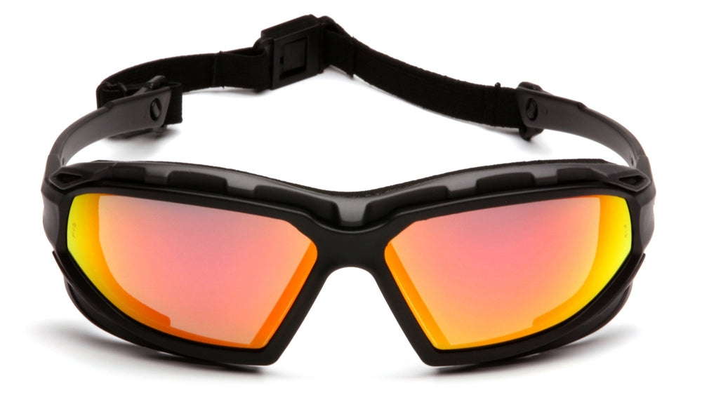 Pyramex Safety Highlander XP Eyewear, Black-Gray Frame/