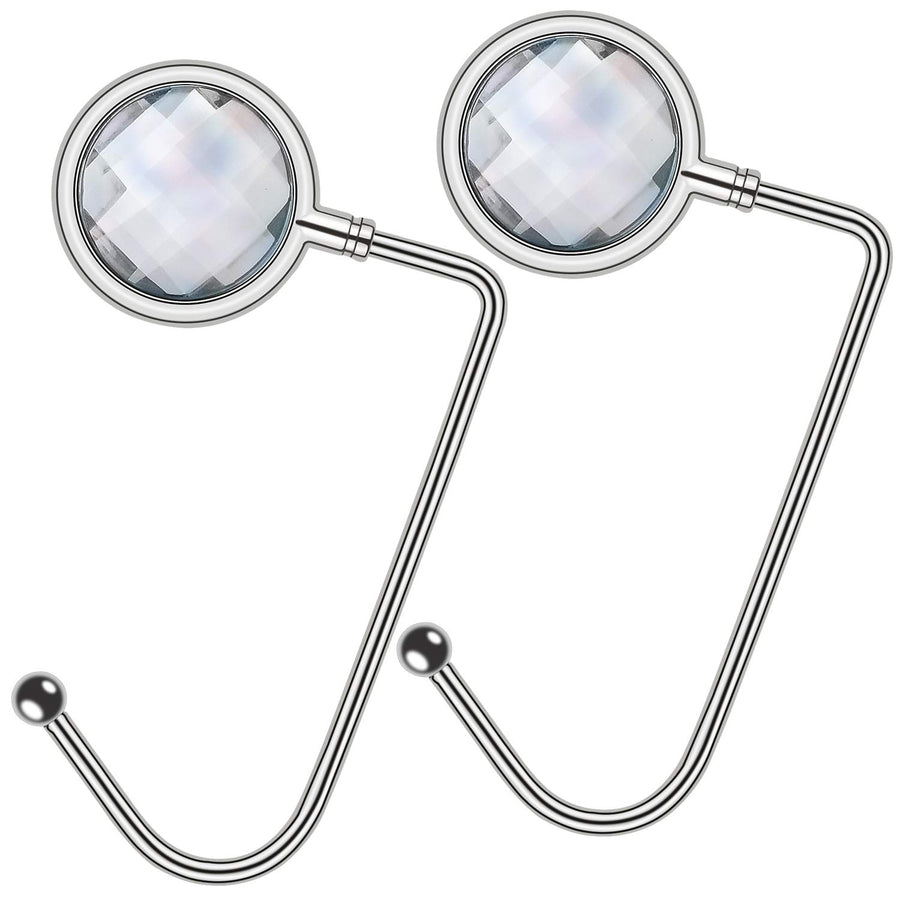 2 Pack Metal Purse Hook Hanger, Purse Table Hook Holder Bag Hanger, Handbag Storage Decor Table Hook for Women