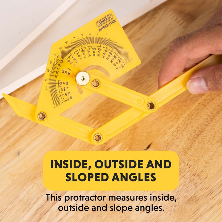 General Tools 29 Plastic Protractor and Angle Finder, O