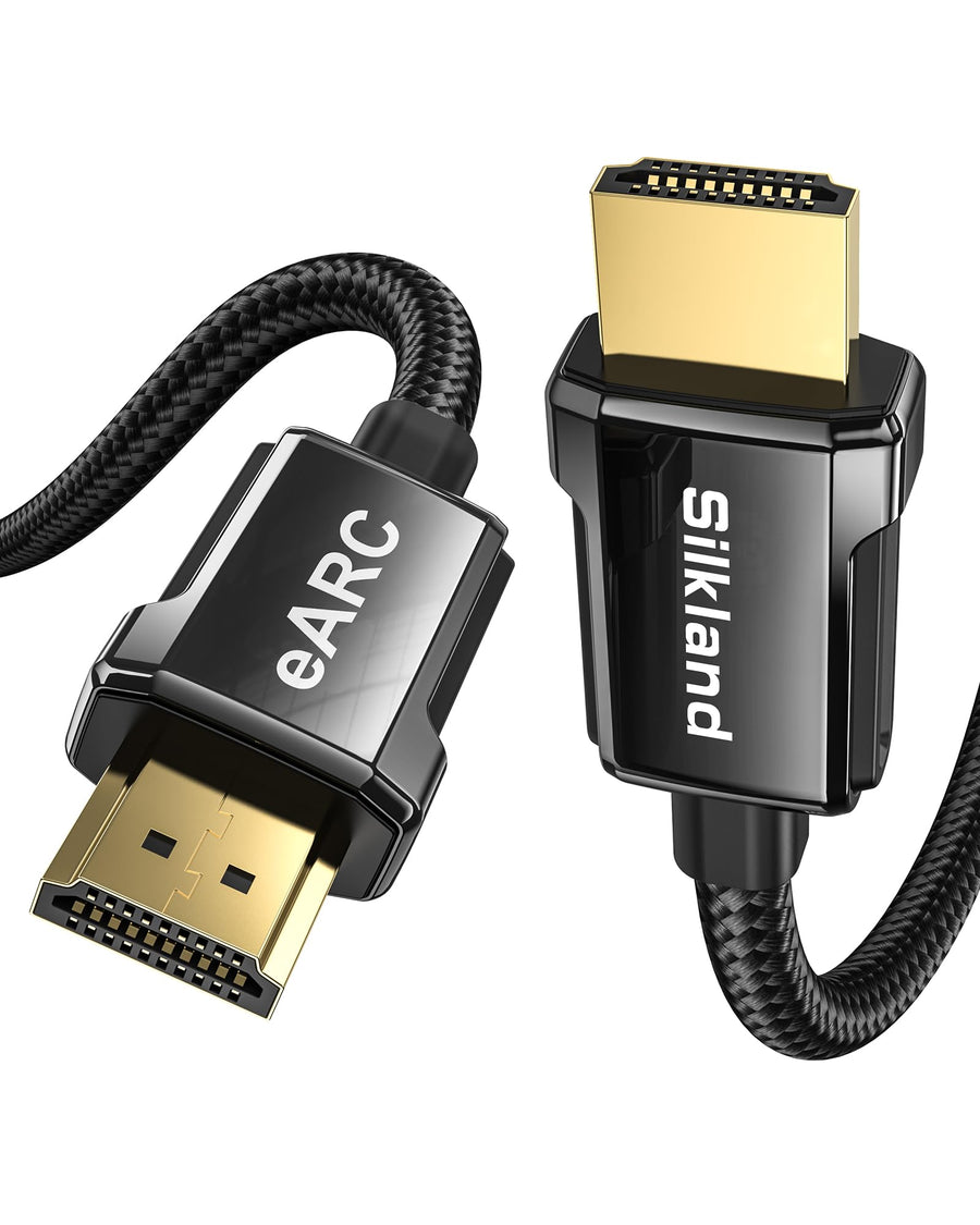 Silkland 8K HDMI ARC/eARC Cable 2.1 for Soundbar 6.6ft,