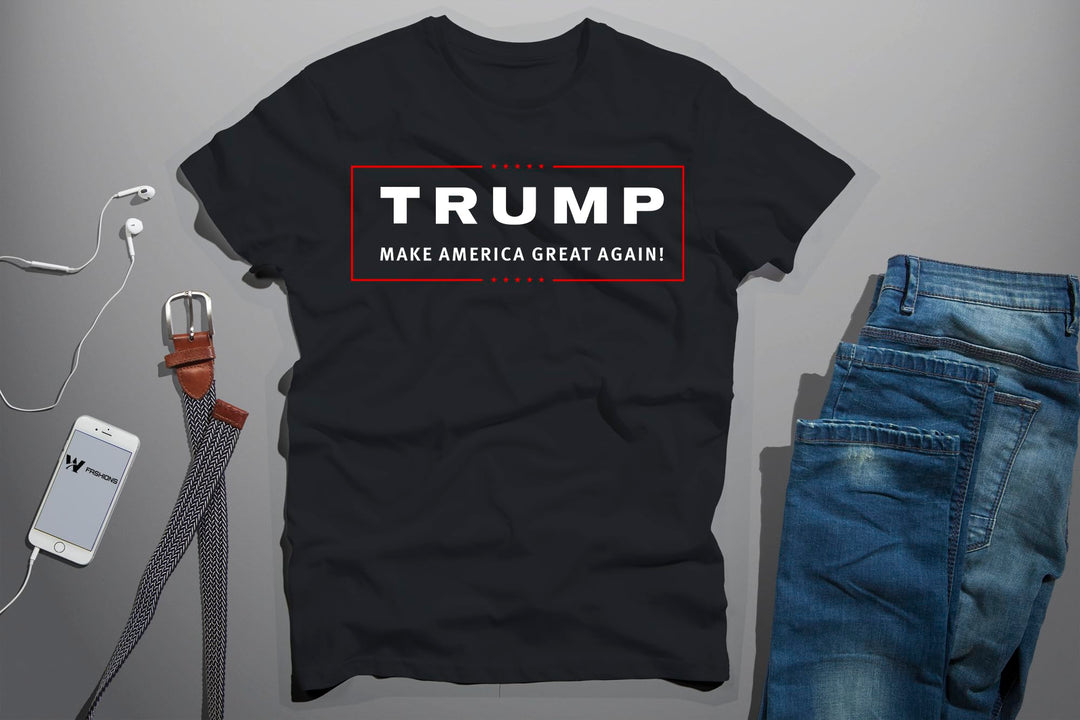 Trump 2024 Make America Great Again T-Shirt Republican Take America Back MAGA Election Tee (Black, Large)