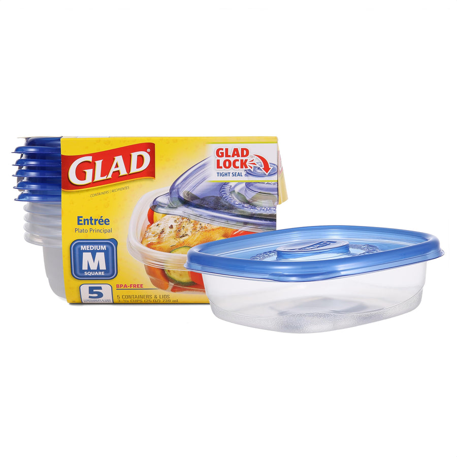 Glad Medium Square Food Storage Containers for Everyday