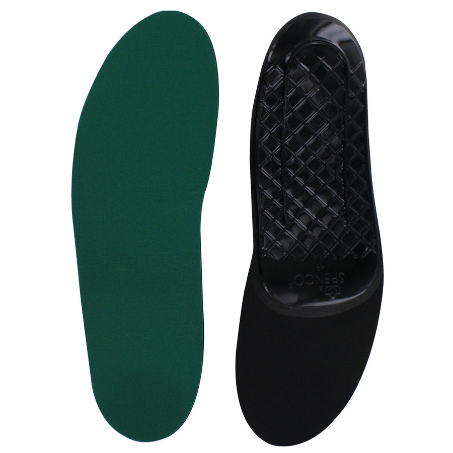 4324000 Adult's Thinsole Orthotic Arch Supports 3/4 Length Green