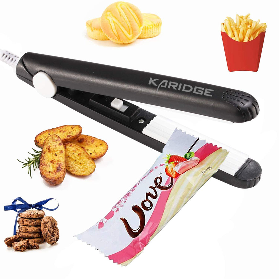 Mini Bag Re-Sealer for Food Storage - Handheld Heat Sealer for Chips, Foil Bags, Mylar Bags, Color Street Nails with Storage Case - Mint