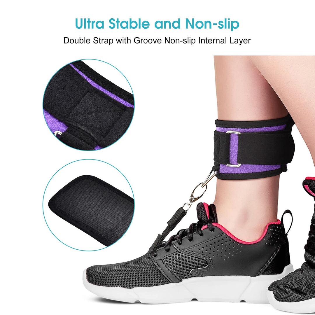 Drop Foot Support, Adjustable Drop Foot Brace with Elastic Straps Foot Up Brace Orthosis Ankle Brace Support Foot Drop Postural Corrector for Improve Walking Gait, Prevents Cramps Ankle Sprains