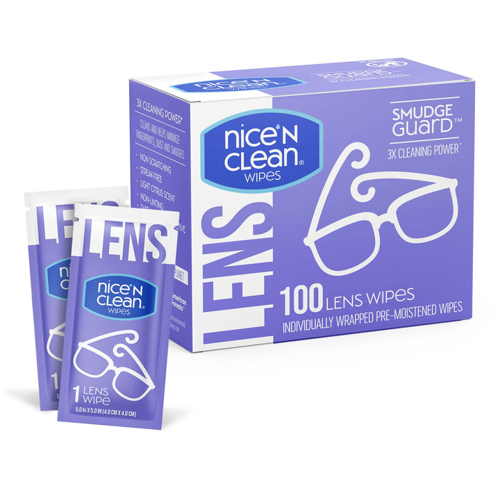 Nice &#39;n Clean SmudgeGuard Lens Cleaning Wipes (