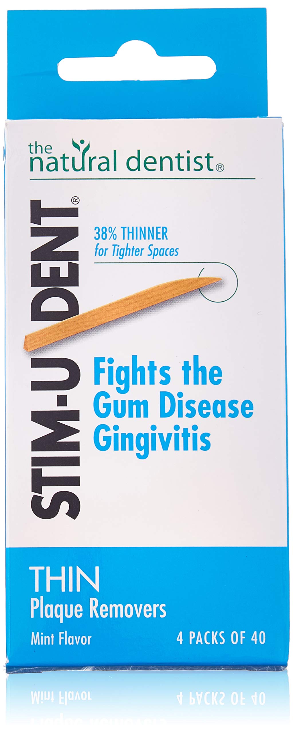 Stim-U-Dent Plaque Removers Thin Mint 160 Each (Pack of