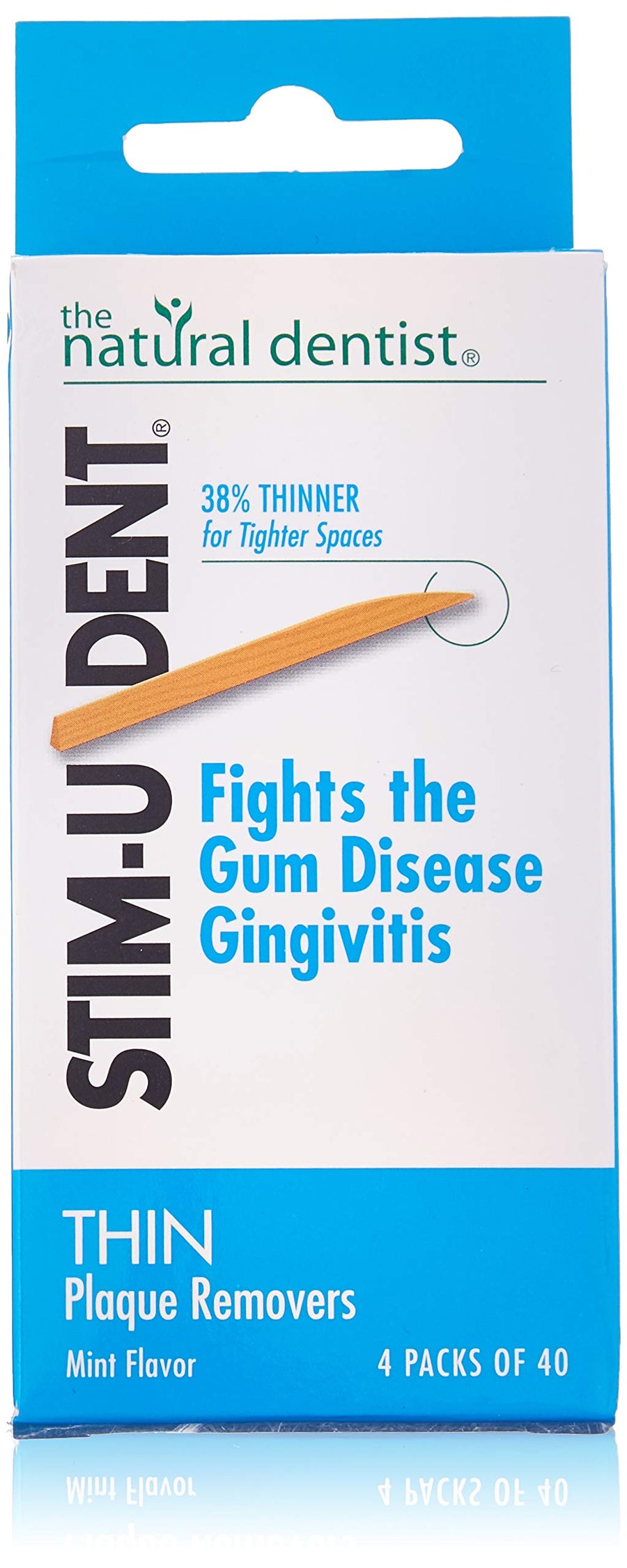 Stim-U-Dent Plaque Removers Thin Mint 160 Each (Pack of