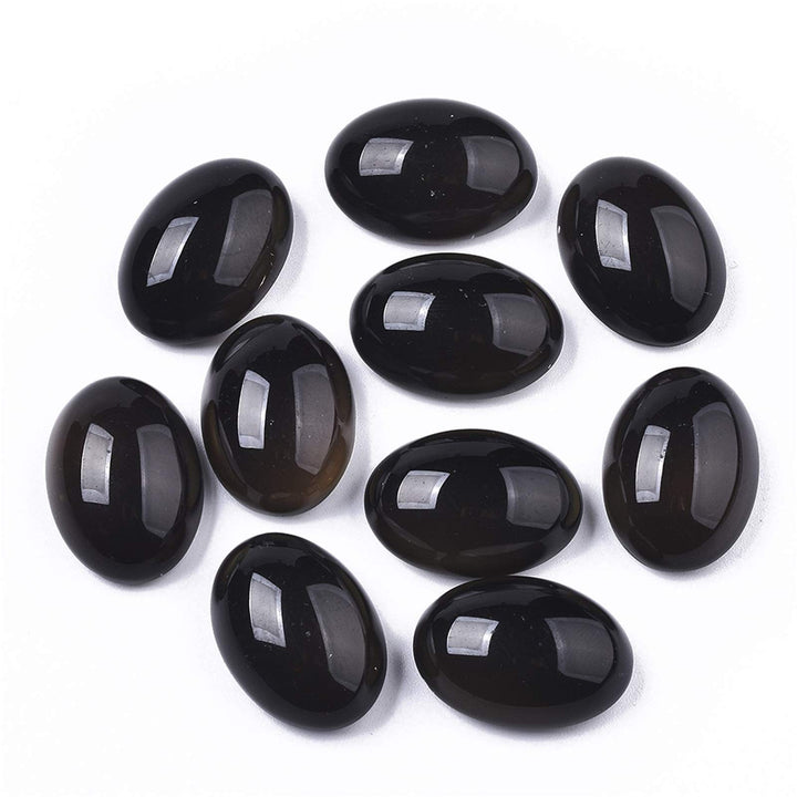 100pcs Oval Crystal Glass Mood Cabochons 21x15mm Temperature Sensing Color Changing Flat Back Cabochon Bead Charms for Pendent Jewelry Craft Making