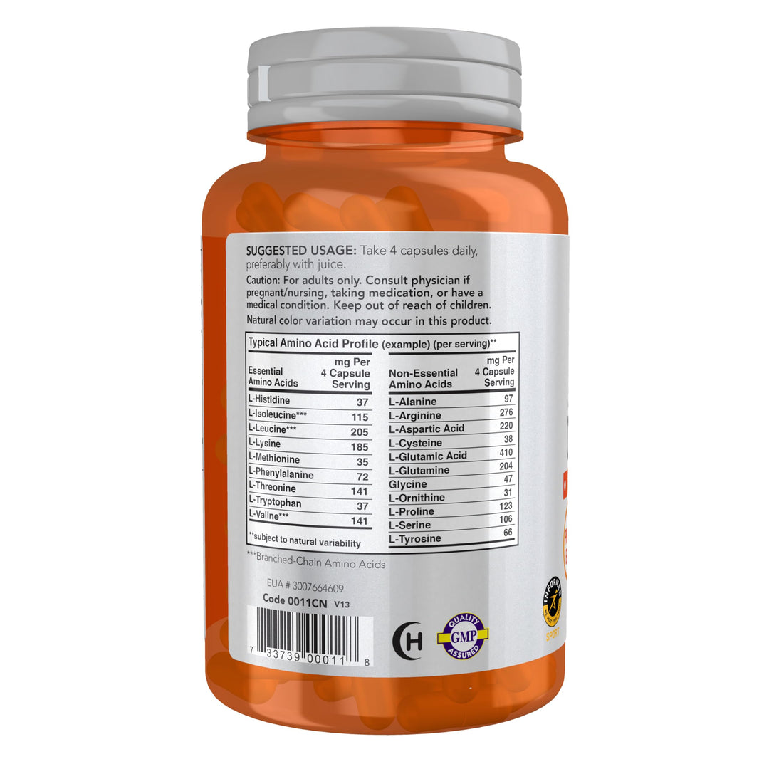 NOW Sports Nutrition, Amino Complete™, Protein Blend Wi