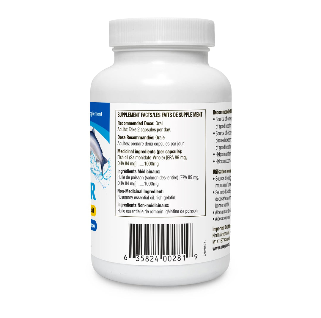 North American Herb and Spice, Polar Power Gel-Capsules, 60-Fish Oil Caps.