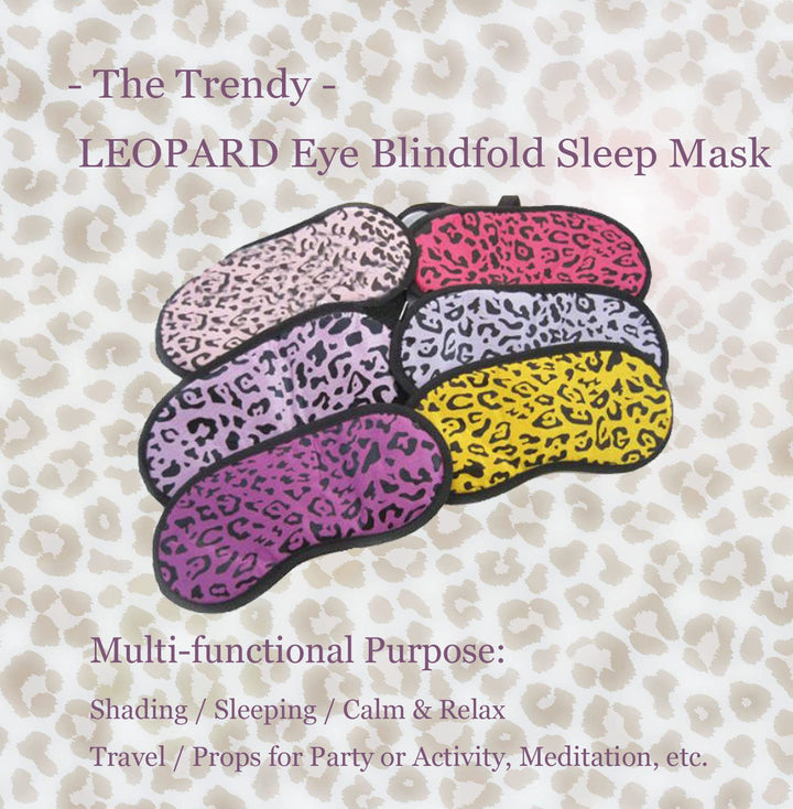 Ayygift New Woman Leopard Eye-shade Sleeping Cover Rela