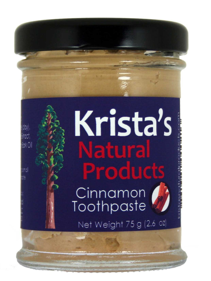 Organic Cinnamon Toothpaste made by Krista&#39;s Na