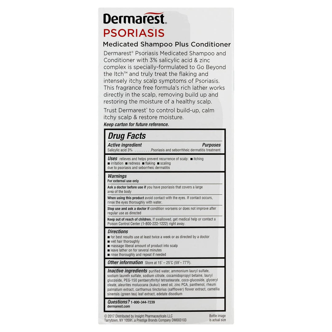Psoriasis Shampoo and Conditioner, 8 Ounces