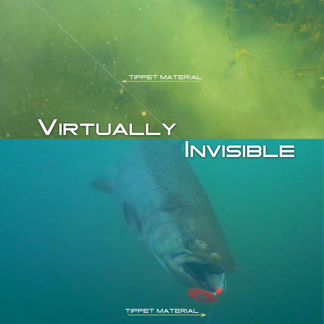 Maxcatch Fluorocarbon Fly Fishing Tippet Material Leader Line –Virtually Invisible – 55yards 0X-6X (Made in Japan) (Freshwater Fluorocarbon, 4X-6lb-55yd)