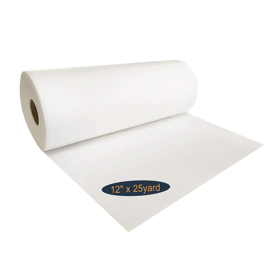 Cut Away Embroidery Stabilizer Backing(12 x 25 Yard Roll) - 100% Polyester - 2.5oz Medium Weight