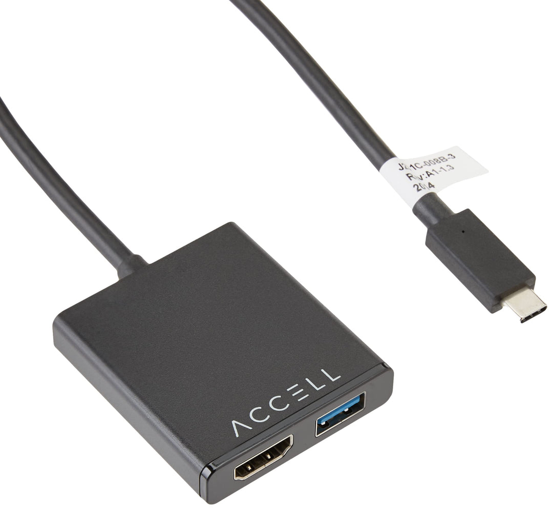 Accell USB-C VR Adapter - USB-C to HDMI & USB Compatible with Oculus Rift and Windows Mixed Reality Headsets Including HTC Vive Samsung Odyssey+ Dell Visor Lenovo Explorer HP Acer & Asus WMR