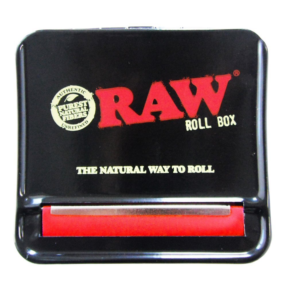 RAW Natural Unrefined Rolling Papers - Automatic Rolling Box - 70mm King Size