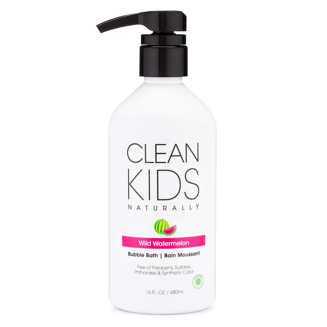 Clean Kids wild watermelon Bubble Bath, 16 Oz, Package May Vary