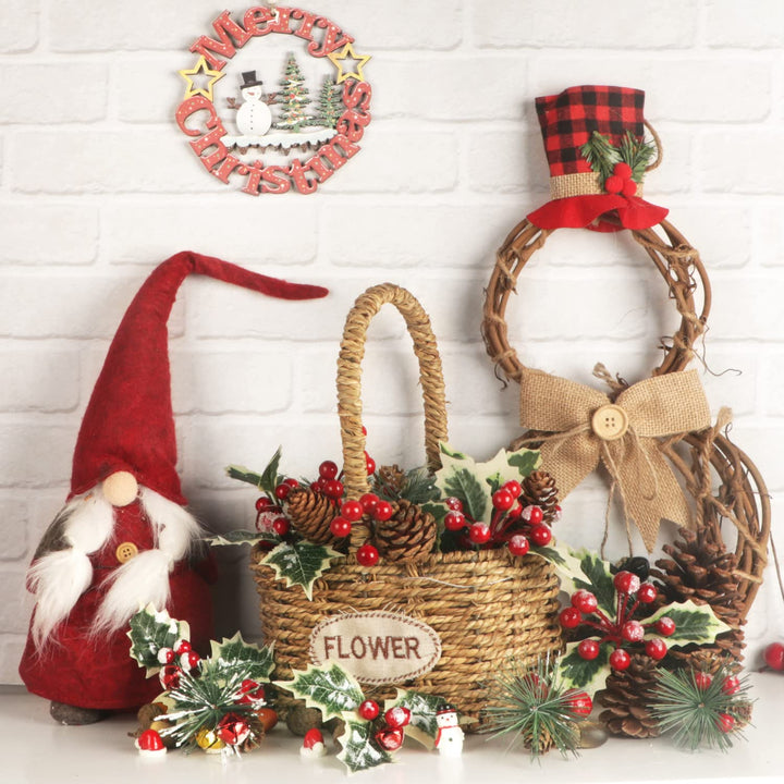 Songjum 24 Pcs Artificial Christmas Pine Picks Christma