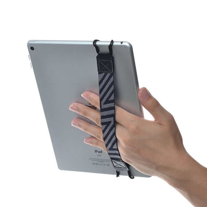 TFY Security Hand-Strap for Tablet PC - iPad 10th Gen/iPad Mini 6 / iPad Air 5 / iPad Pro 9.7, Pro 11 - Galaxy Tablet Pcs - Nexus 7 / Nexus 10 and More (Black)