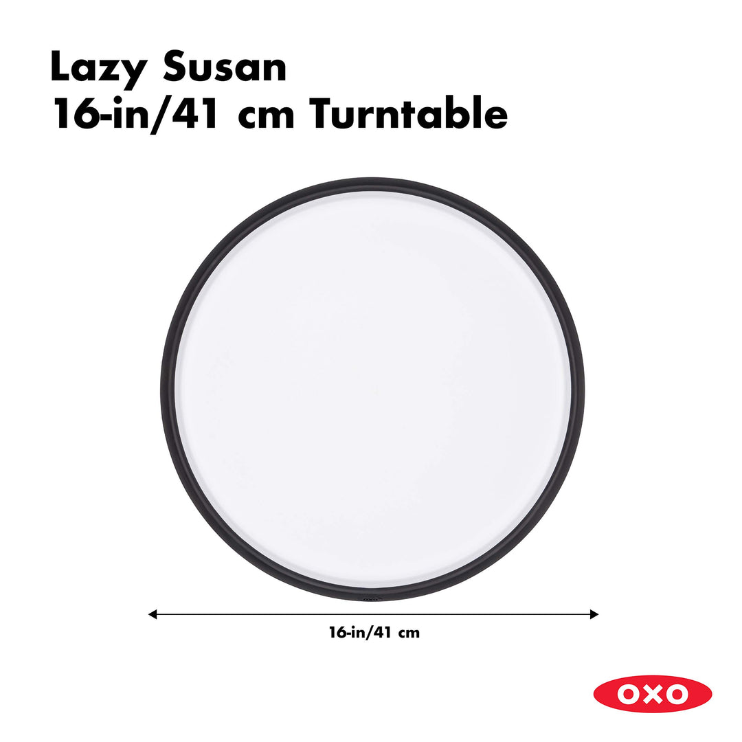 Good Grips Lazy Susan Turntable, 16-Inch,White
